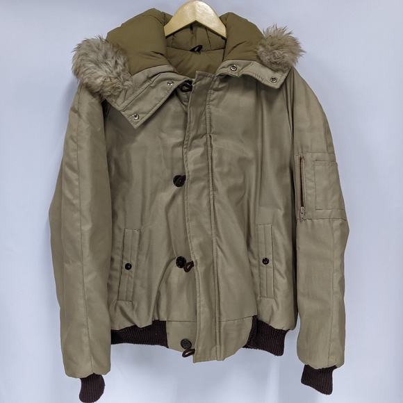 Vintage Rice Sportswear iD, Fur Trim, Hooded Work Style or Snowboard coat (read) - Picture 4 of 12